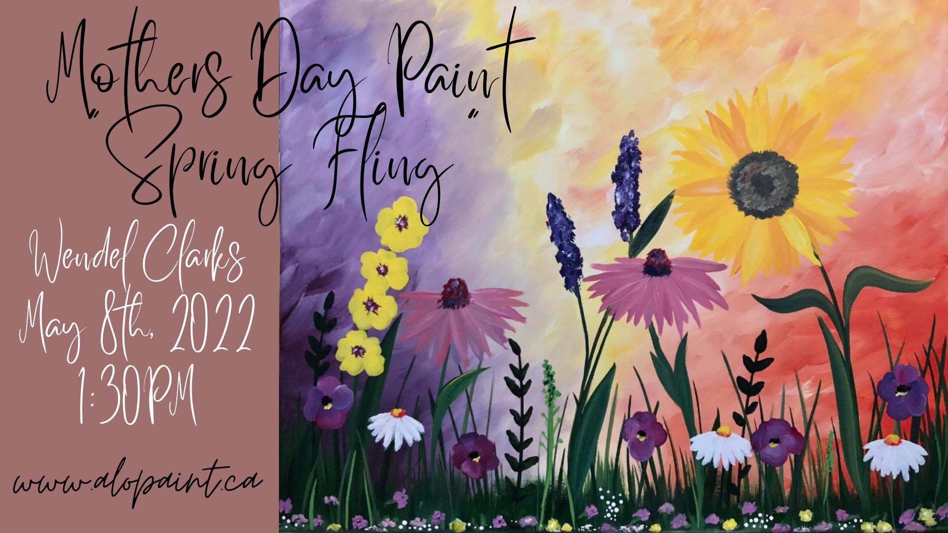 Dia das Mães Pintura Primavera