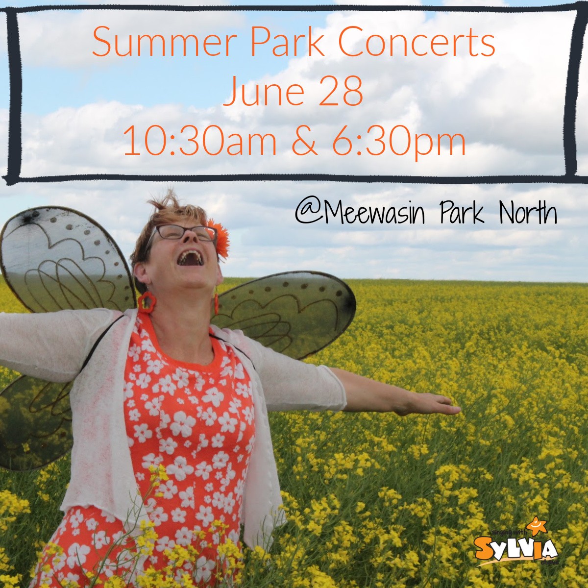 Singing with Sylvia Summer Park Concerts Family Fun Saskatoon