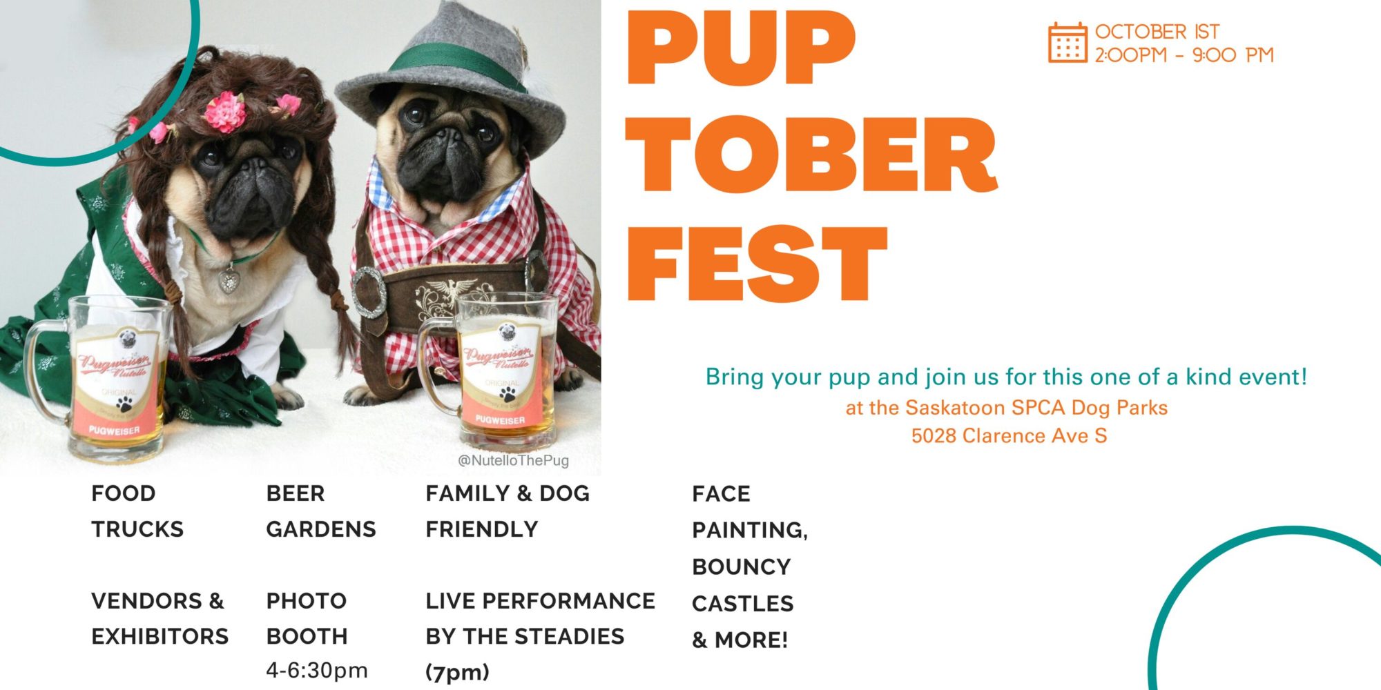 Puptoberfest in Saskatoon Dogs, Live Music, Food Trucks and More