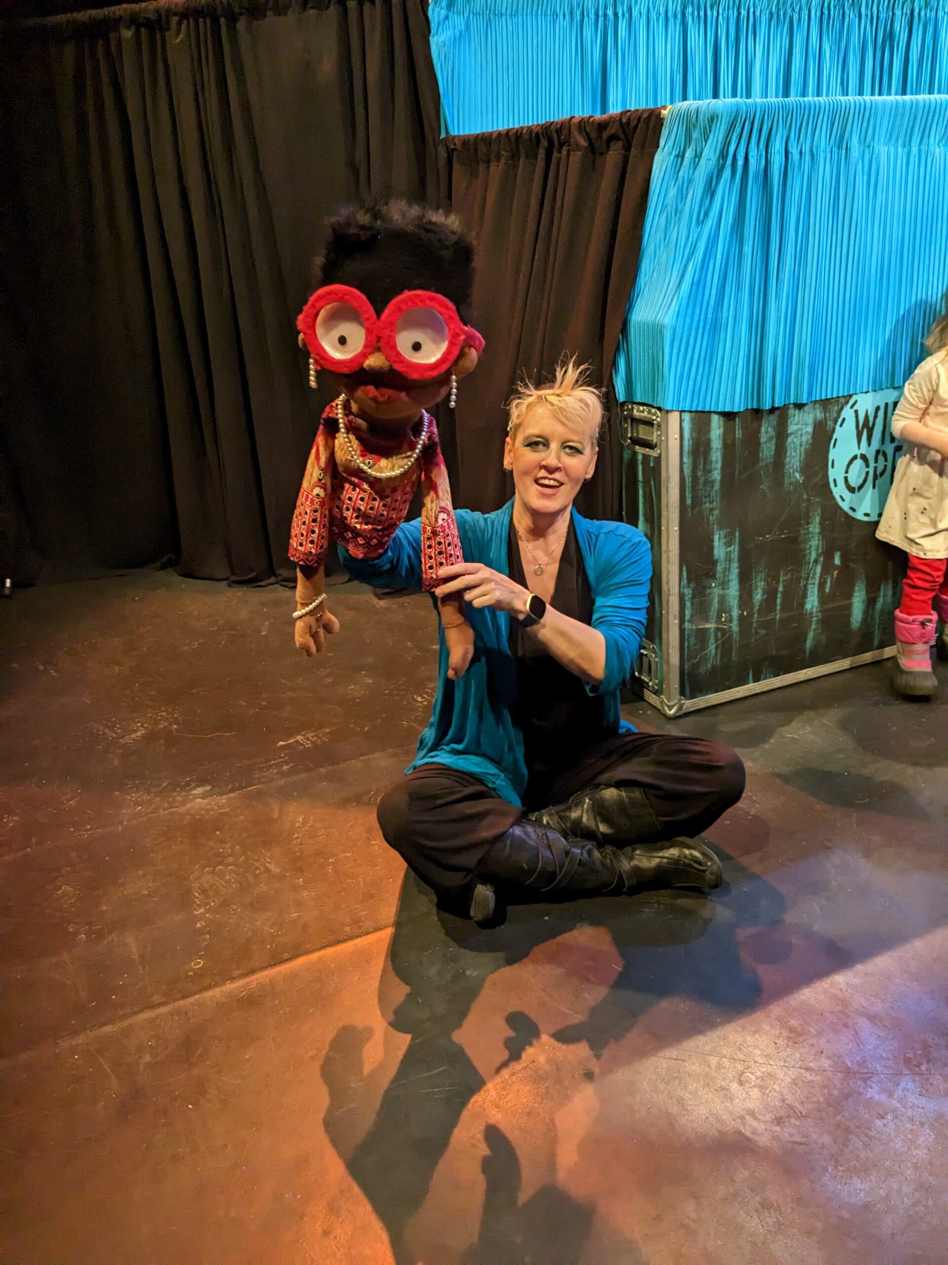 Teatro infantil abierto de par en par