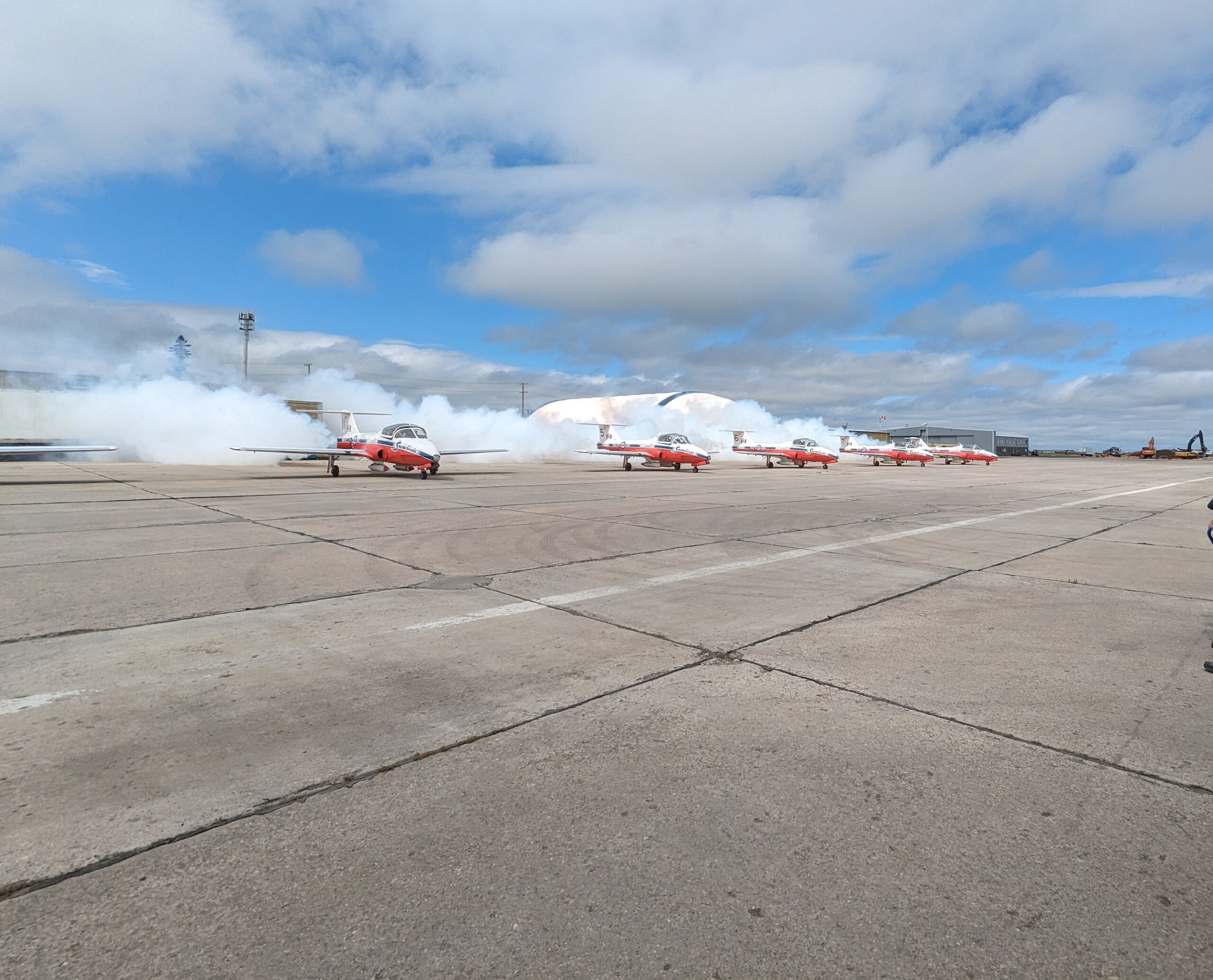 meeting the snowbirds