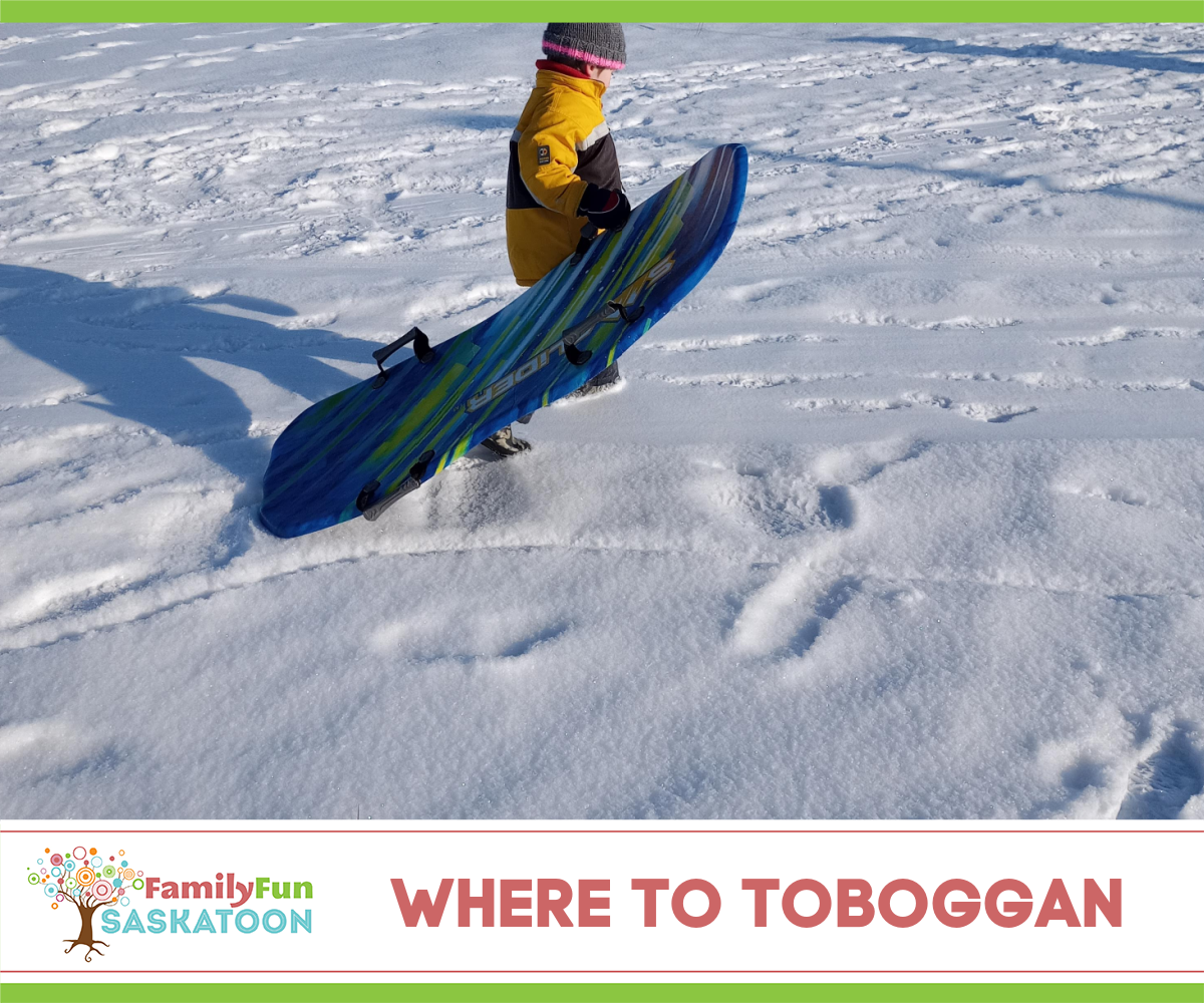 Places to Toboggan in Saskatoon