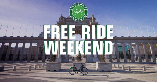 Bicicleta compartilhada Toronto Free Ride 2020