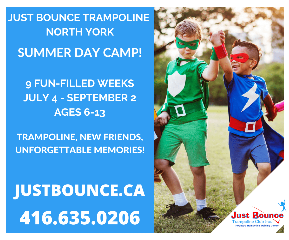 Camp d'été du club de trampoline Just Bounce