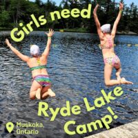 Acampamento de verão em Ryde Lake