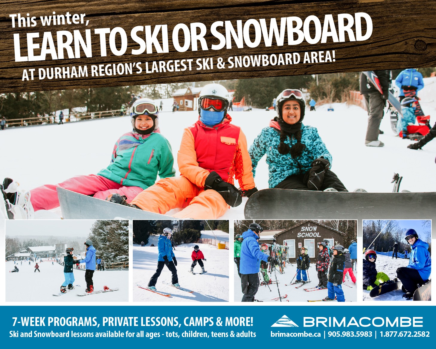 Уроки зимних лыж в Бримакомбе