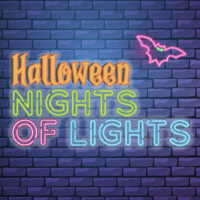 Halloween-Nächte der Lichter