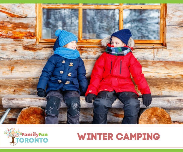 オンタリオ州の冬キャンプ
