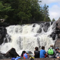 Camp Wanapitei Waterfall