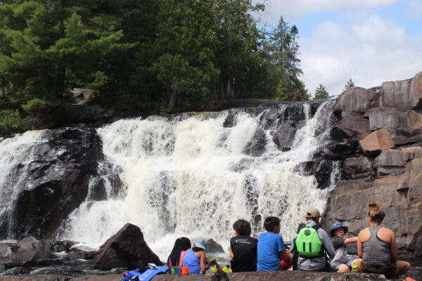 Camp Wanapitei Waterfall