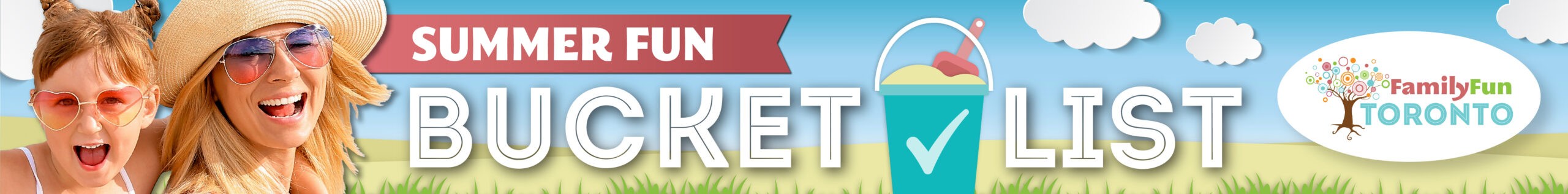 Summer Bucket Fun List Banner