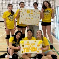 Leaside Volleyball Fall Lessons Yellow Team