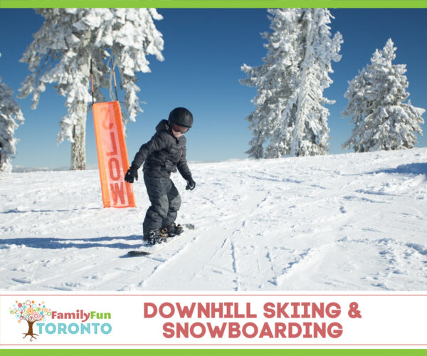 Downhill skiing Snowboarding