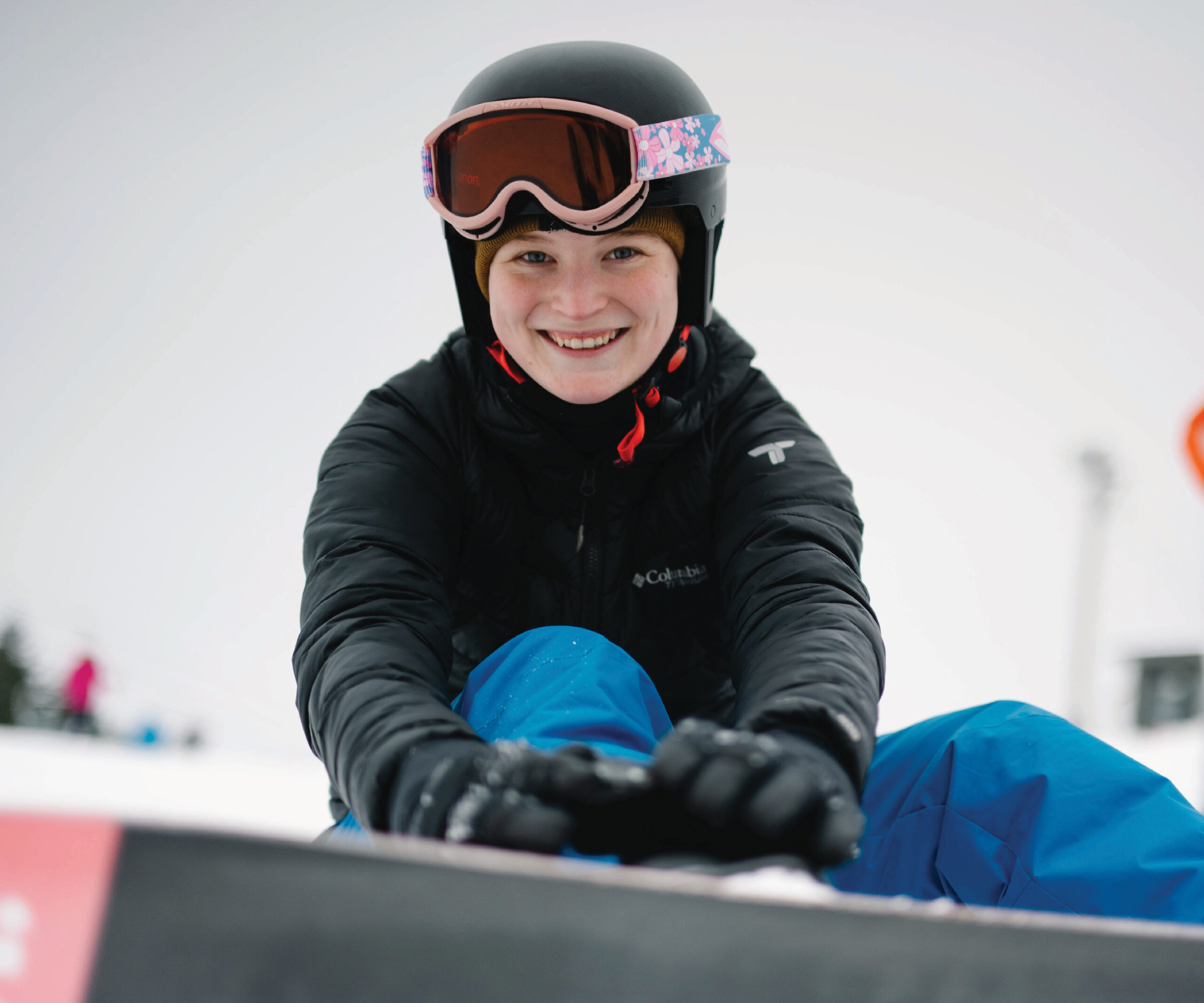 Brimacombe Winter Ski Lessons Snowboarder