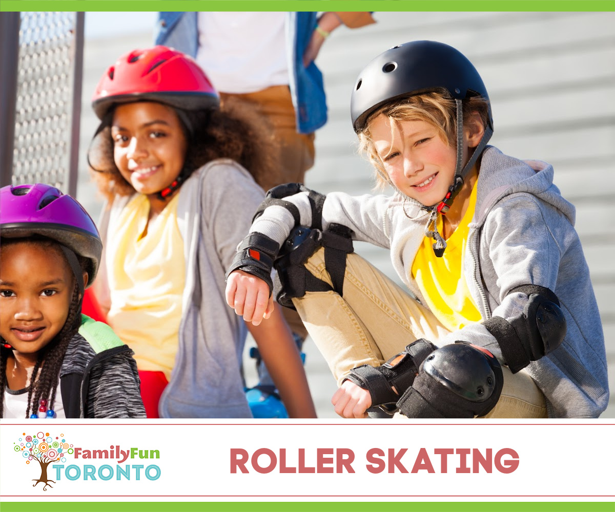 Toronto Roller Skating kids helmets kneepads