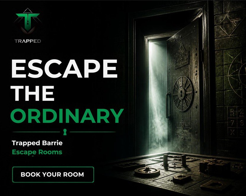 Trapped Barrie Halloween Small Ad