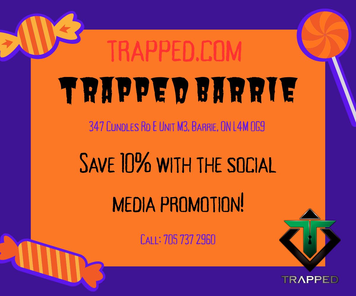 Trapped Barrie Halloween
