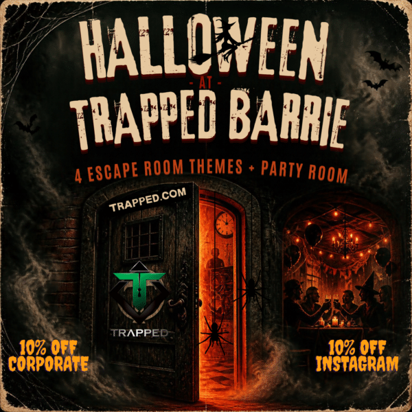 Trapped Barrie Halloween Square