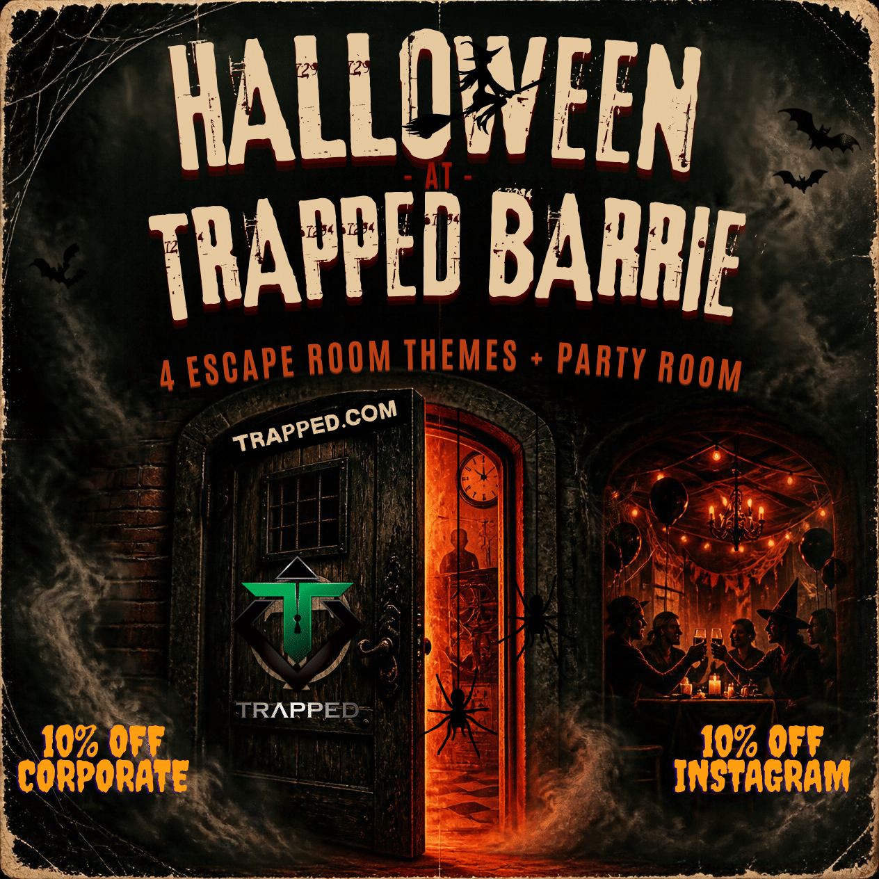 Trapped Barrie Halloween Square