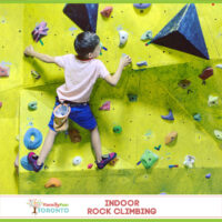 Indoor rock climbing