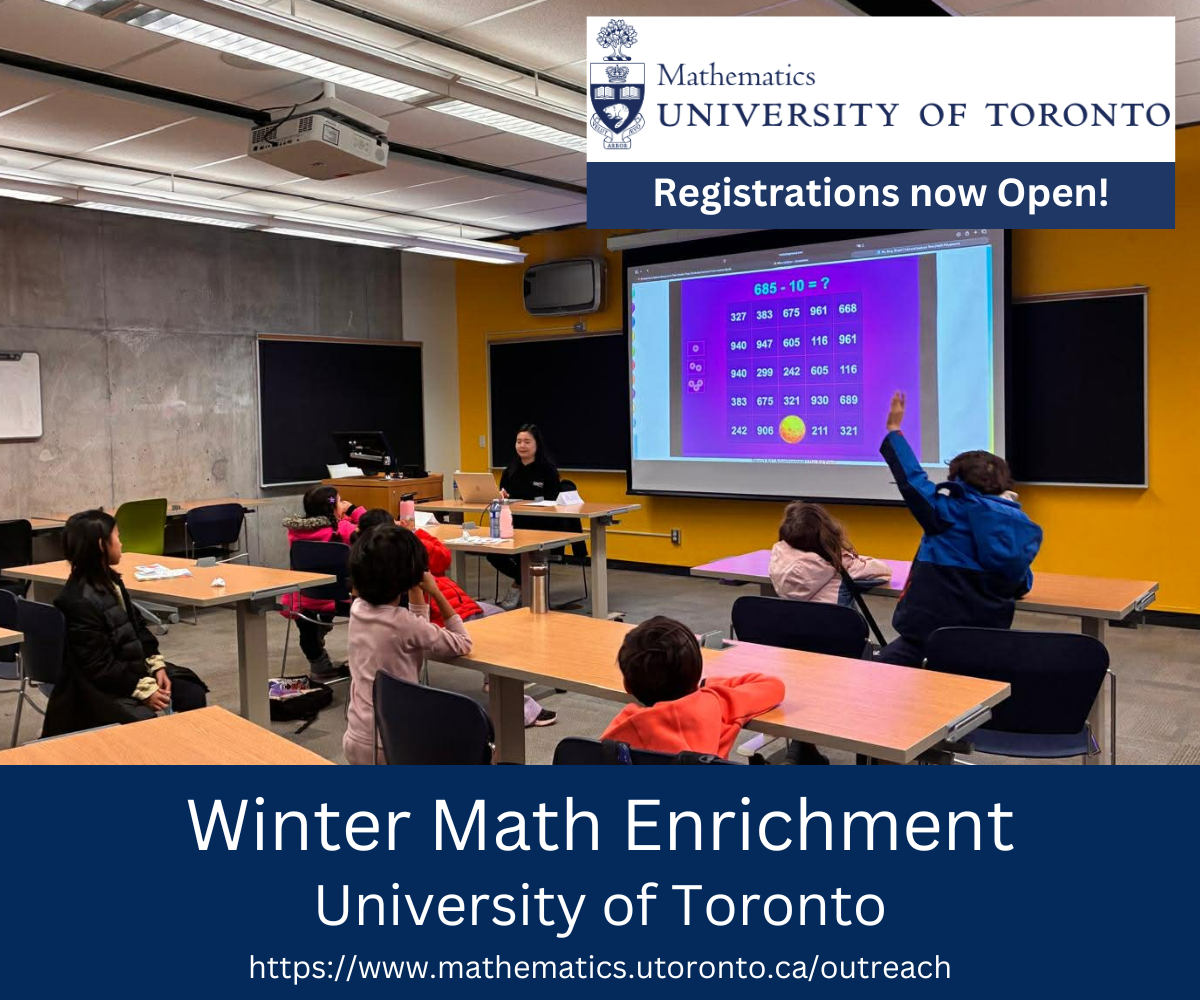 University Toronto Math Winter Lessons