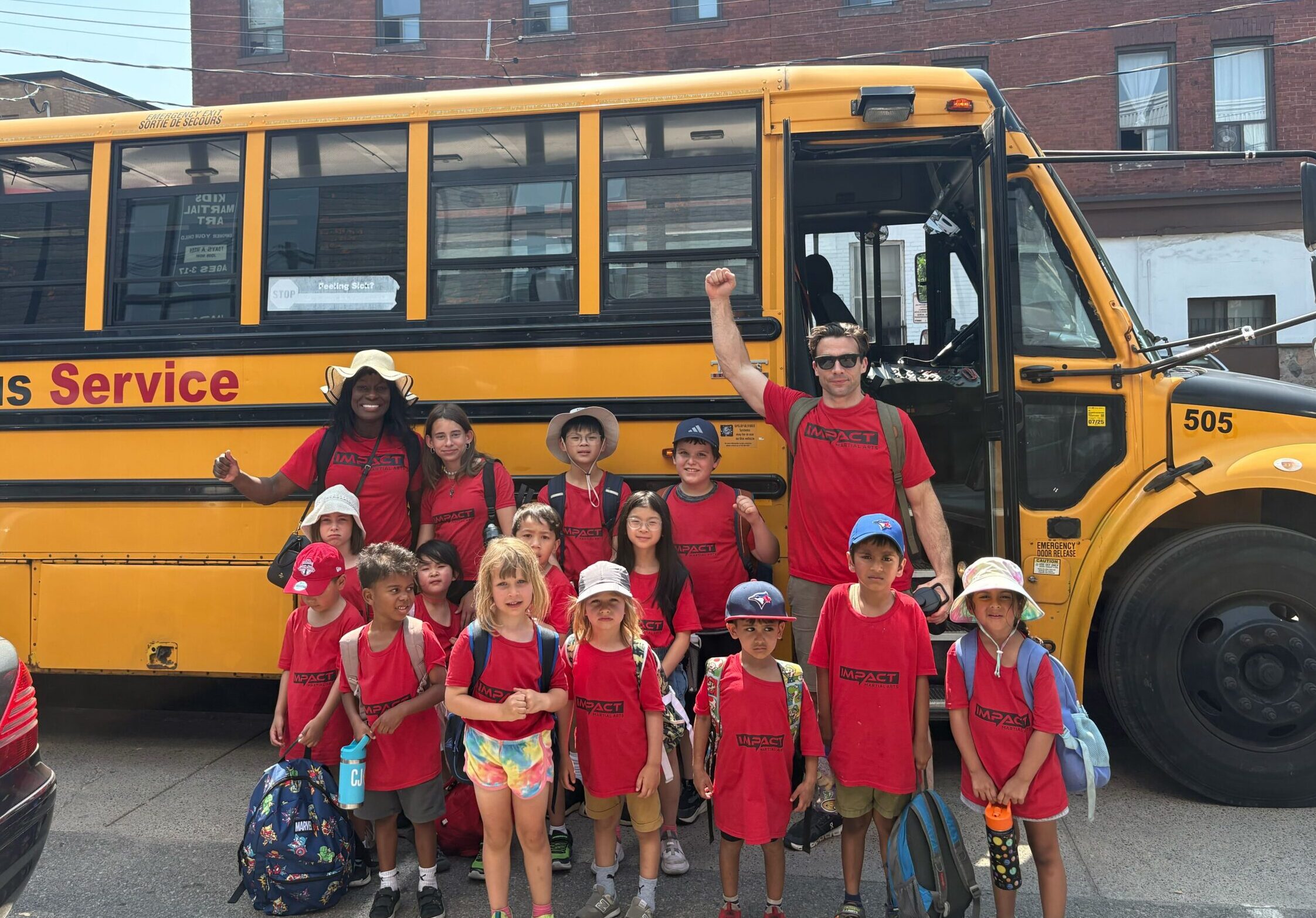 Impact Martial Arts Summer 2026 Schoolbus