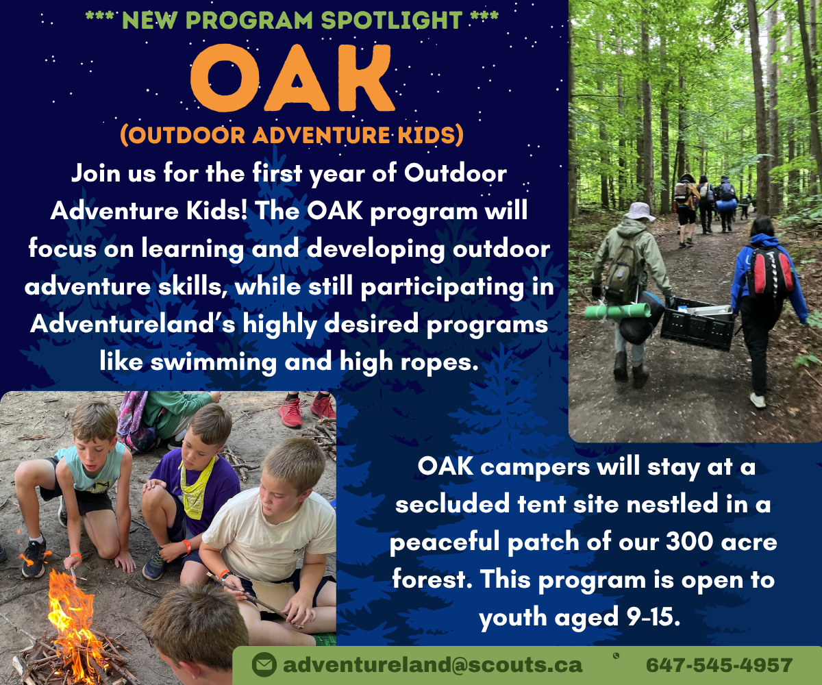 Camp Adventureland 2026 OAK 