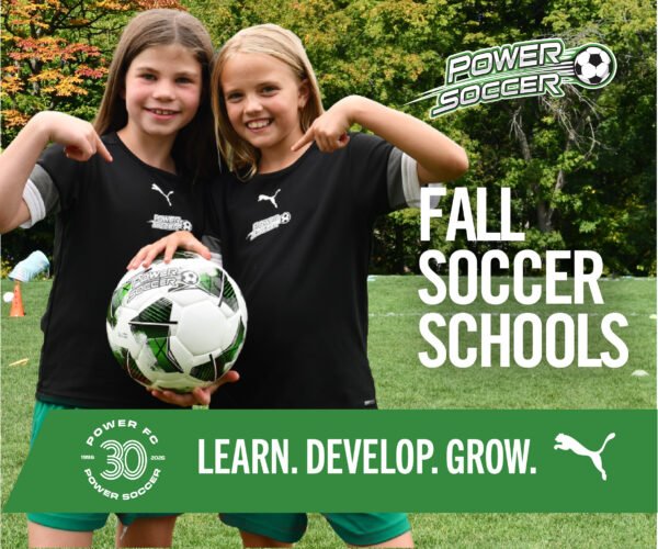 Power Soccer Fall Lessons 2026 girls ball