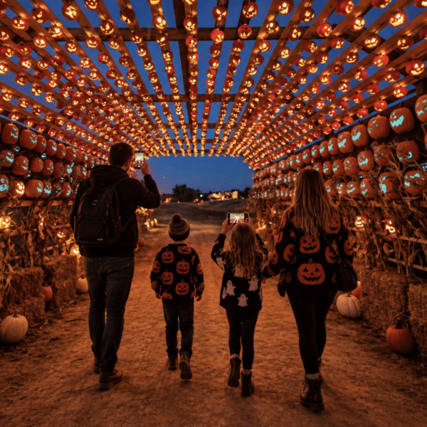 Pumpkins After Dark 2026 Tunnel Family