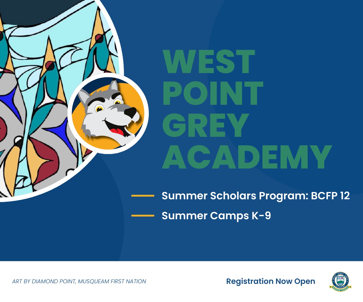 West Point Grey Academy Summer Camps