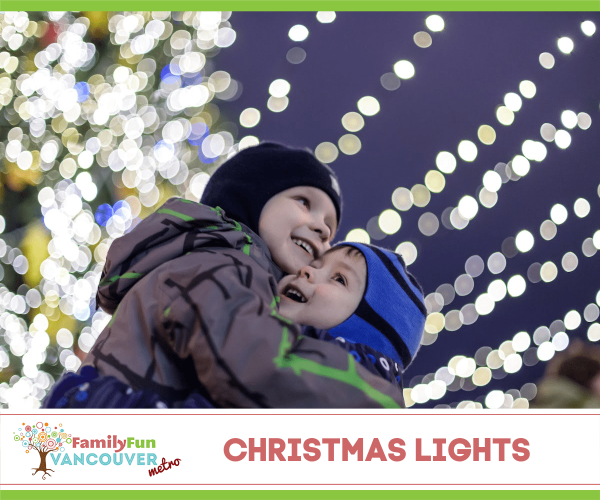 Meilleurs affichages de lumière de Noël dans la région métropolitaine de Vancouver