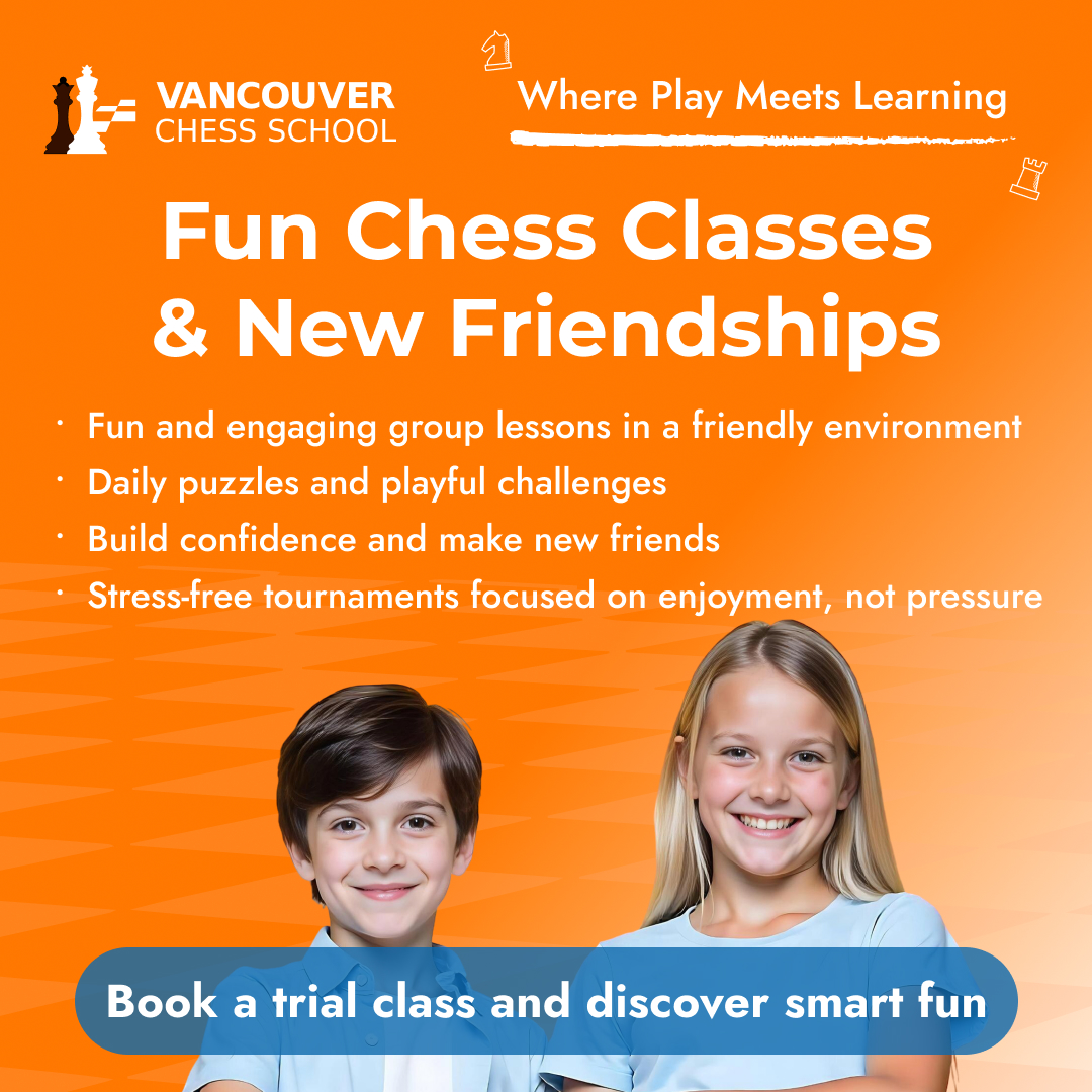 Vancouver Chess School Winter Lessons 2025