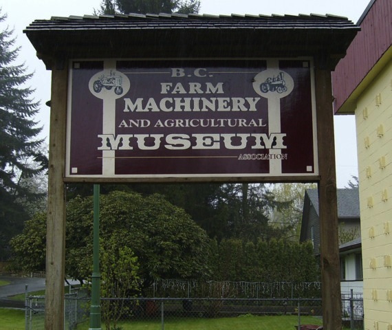 BC Farm Museum Zeichen