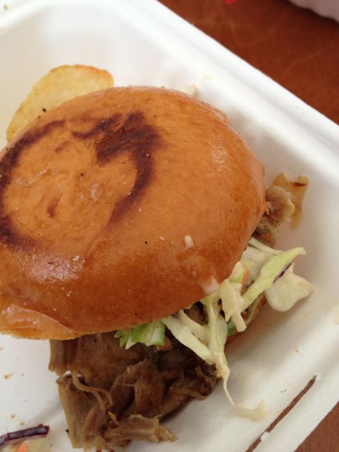Pulled pork slider