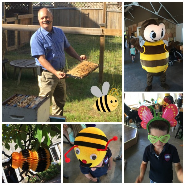 Collage du centre des abeilles