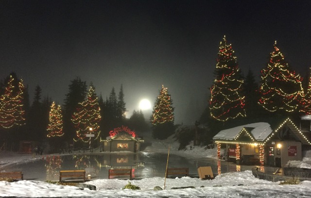 Peak of Christmas at Grouse Mountain