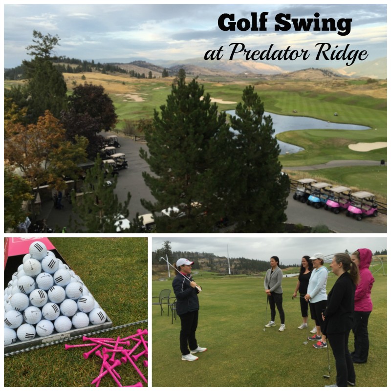 Golf Swing at Predator Ridge in Vernon