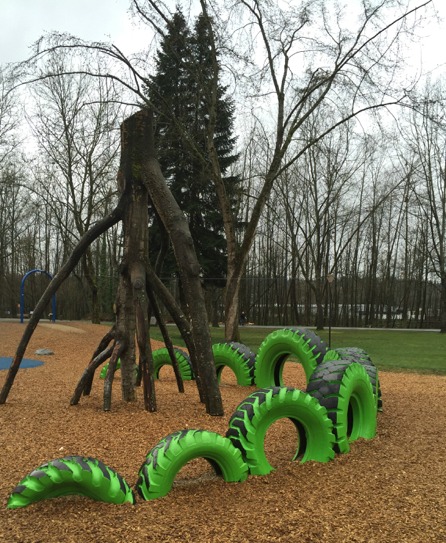 Parque de los Leones en Port Coquitlam