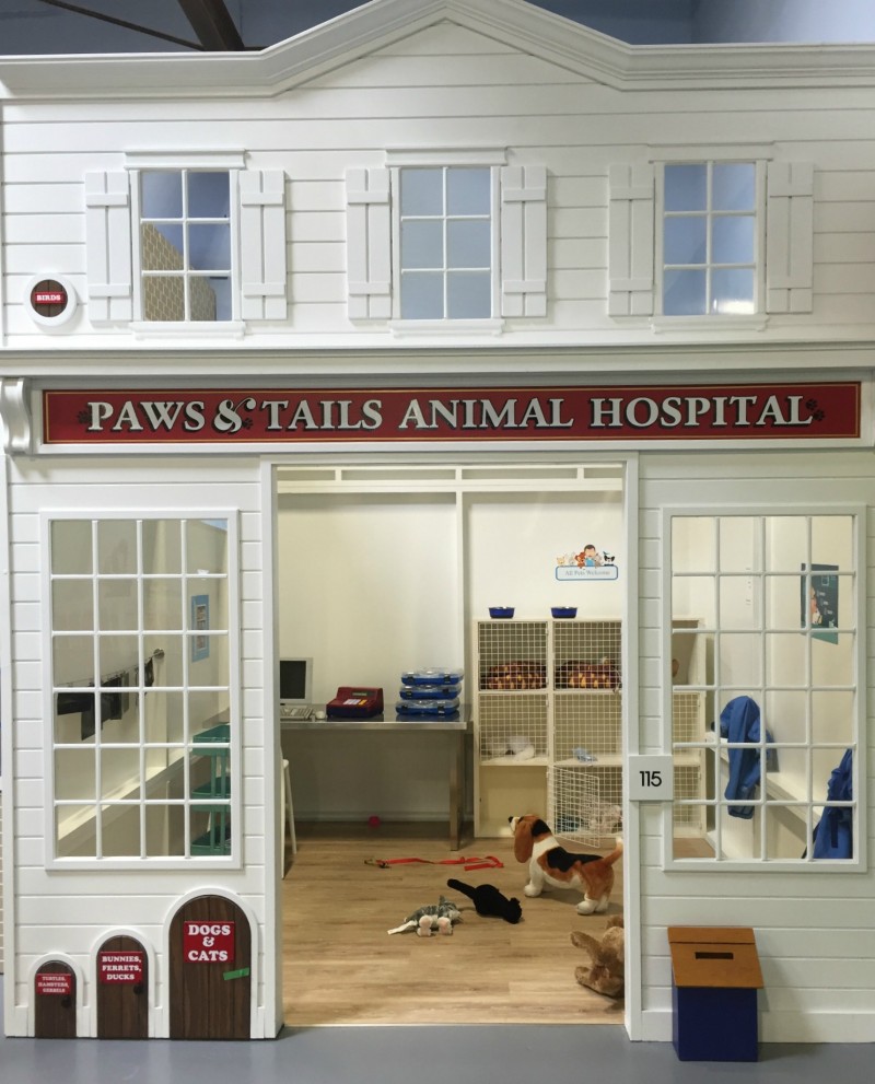 Hospital de animais em Kidtropolis em Richmond