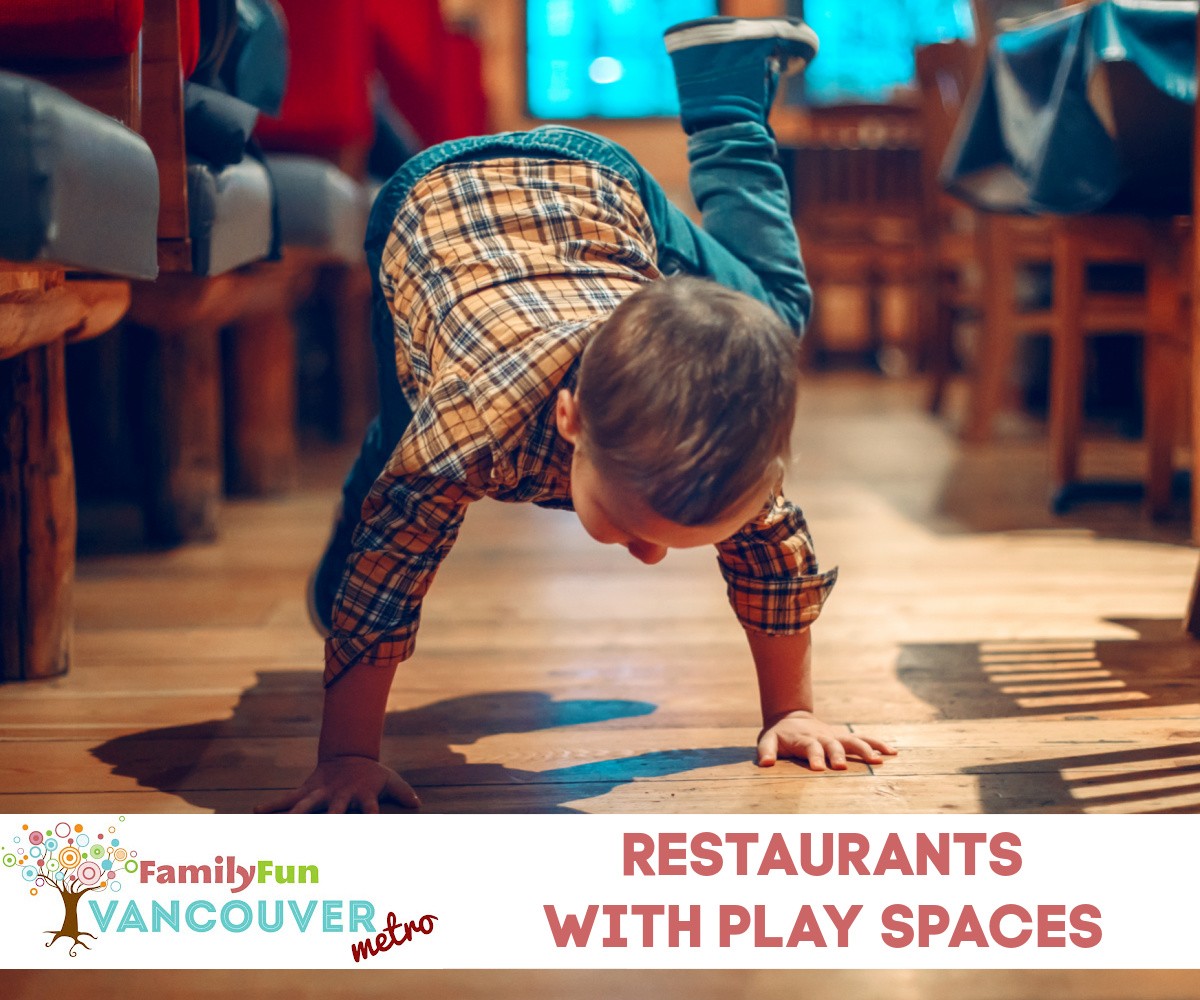 Restaurantes na região metropolitana de Vancouver com áreas de recreação para crianças