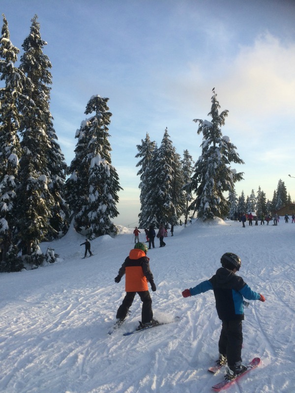 Ski lessons at Mt Seymour