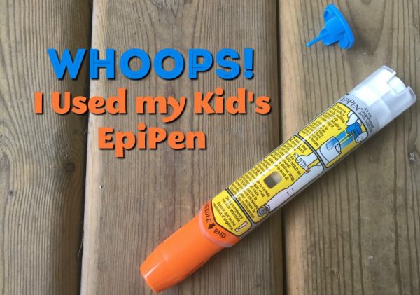 Whoops! I Used my Kid's EpiPen