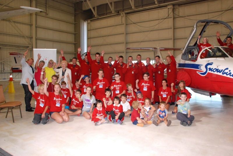 Snowbirds Fly for CHILD