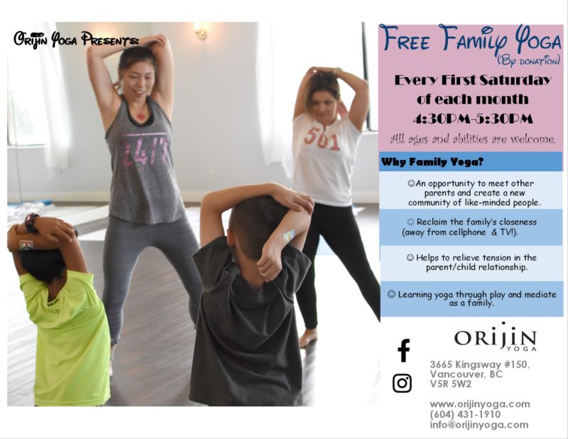 Yoga familial gratuit