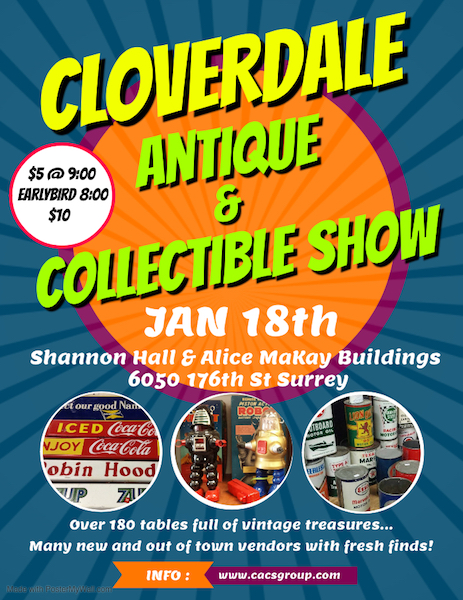 Cloverdale Antiquitäten- und Sammlermesse
