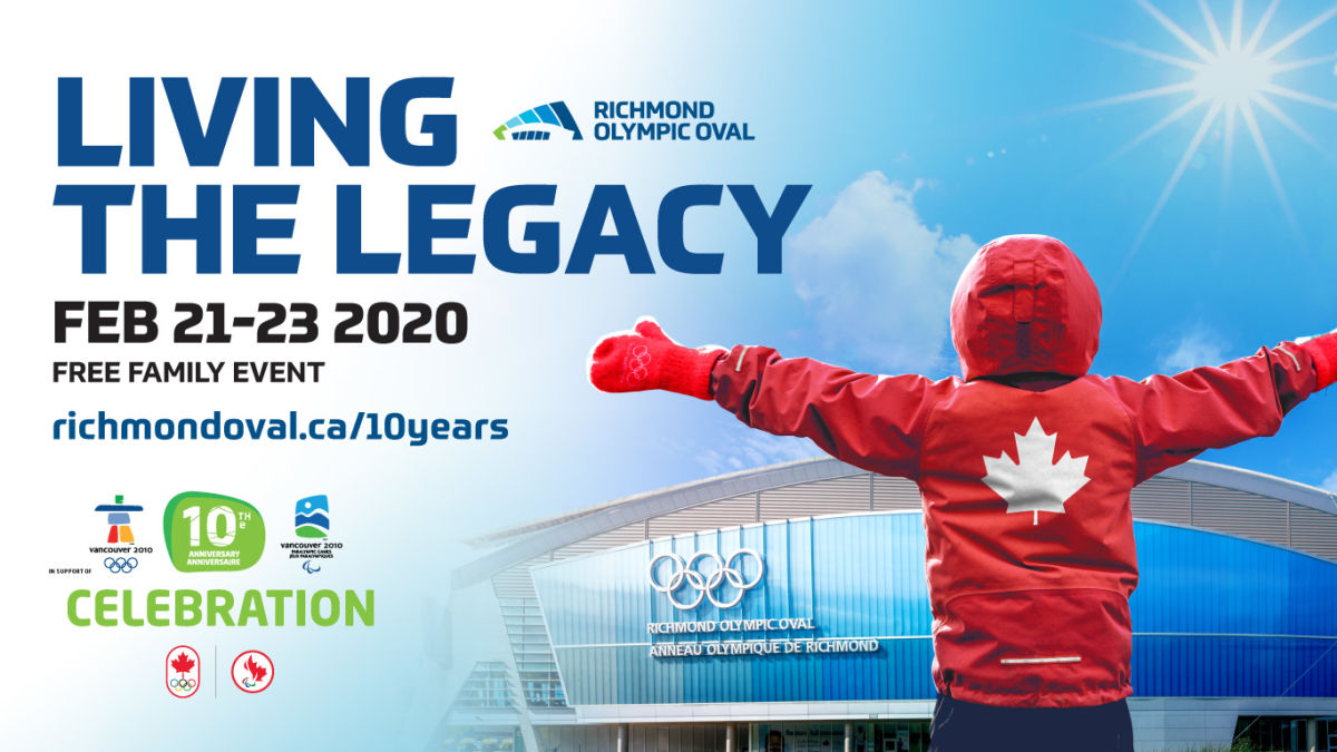 Richmond Olympic Oval 10 year anniversary celebration