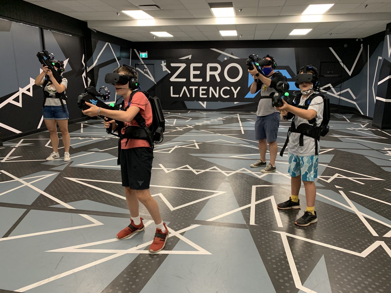 Zero Latency FreeRoam Virtual Reality Family Fun Vancouver