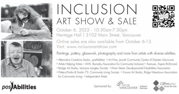 posAbilities' jährliche INCLUSION Art Show & Sale