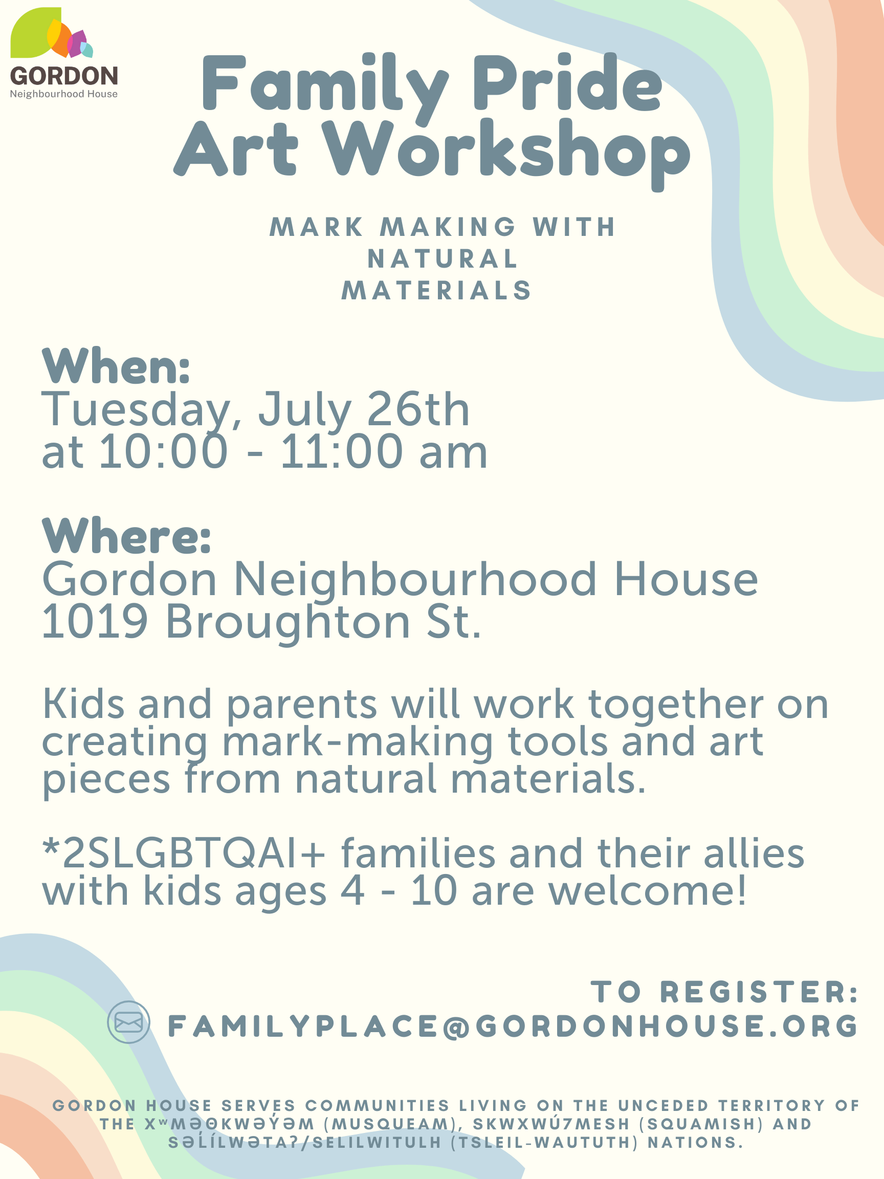 Family Pride Art Workshop