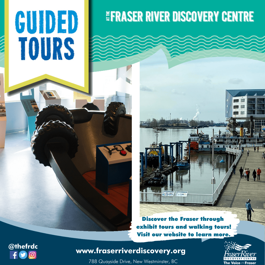 Visitas guiadas no Fraser River Discovery Center